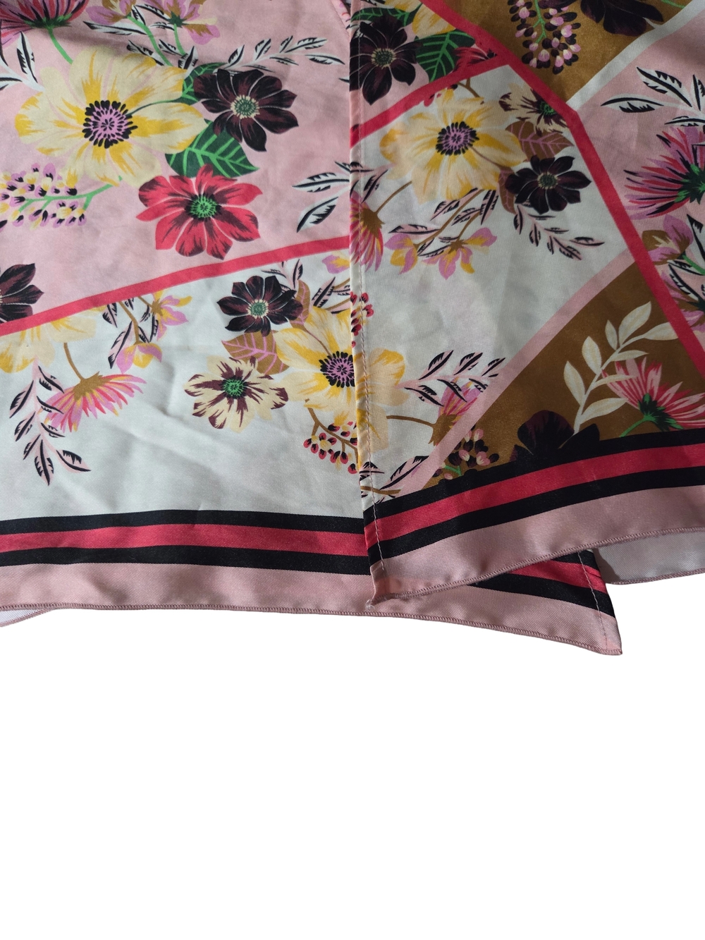 Ivy Jane Pop Flower Capelet Jacket Size S/M Floral Patchwork Kimono Cardigan USA - Picture 3 of 5